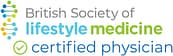 BSLM certified phsyician 600x194 Logo British Society of Lifestyle Medicine